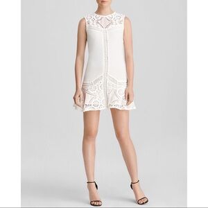Endless Rose White Lace Mini Dress